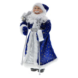 Maxbell Santa Figurine Standing Santa Doll Toy Christmas Ornaments for Collection StyleH