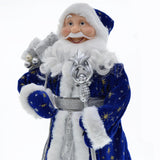 Maxbell Santa Figurine Standing Santa Doll Toy Christmas Ornaments for Collection StyleH
