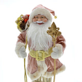 Maxbell Santa Figurine Standing Santa Doll Toy Christmas Ornaments for Collection StyleJ