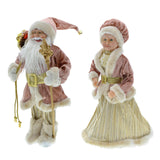 Maxbell Santa Figurine Standing Santa Doll Toy Christmas Ornaments for Collection StyleJ