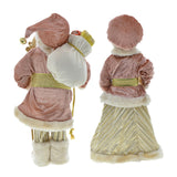 Maxbell Santa Figurine Standing Santa Doll Toy Christmas Ornaments for Collection StyleJ