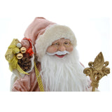 Maxbell Santa Figurine Standing Santa Doll Toy Christmas Ornaments for Collection StyleJ