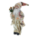 Maxbell Santa Figurine Standing Santa Doll Toy Christmas Ornaments for Collection StyleL