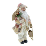 Maxbell Santa Figurine Standing Santa Doll Toy Christmas Ornaments for Collection StyleL