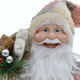 Maxbell Santa Figurine Standing Santa Doll Toy Christmas Ornaments for Collection StyleL