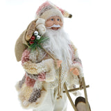 Maxbell Santa Figurine Standing Santa Doll Toy Christmas Ornaments for Collection StyleL