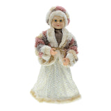 Maxbell Santa Figurine Standing Santa Doll Toy Christmas Ornaments for Collection StyleM