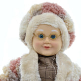 Maxbell Santa Figurine Standing Santa Doll Toy Christmas Ornaments for Collection StyleM