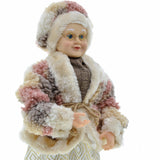 Maxbell Santa Figurine Standing Santa Doll Toy Christmas Ornaments for Collection StyleM