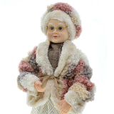 Maxbell Santa Figurine Standing Santa Doll Toy Christmas Ornaments for Collection StyleM