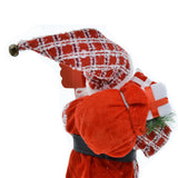 Maxbell Santa Figurine Standing Santa Doll Toy Christmas Ornaments for Collection StyleN