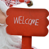 Maxbell Santa Figurine Standing Santa Doll Toy Christmas Ornaments for Collection StyleN