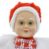Maxbell Santa Figurine Standing Santa Doll Toy Christmas Ornaments for Collection StyleP