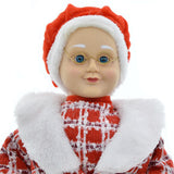 Maxbell Santa Figurine Standing Santa Doll Toy Christmas Ornaments for Collection StyleP