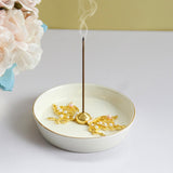 Maxbell Incense Burner Holder Ash Catcher Decoration for Ornament Home Tea Ceremony