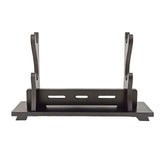 Maxbell Samurai Accessories Stand Wood Holder Rack Black Placing and Storing Durable 2 Layers