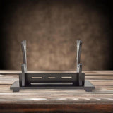 Maxbell Samurai Accessories Stand Wood Holder Rack Black Placing and Storing Durable 2 Layers