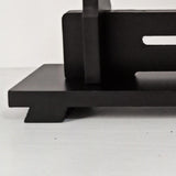Maxbell Samurai Accessories Stand Wood Holder Rack Black Placing and Storing Durable 2 Layers