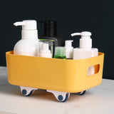 Maxbell 4x Mini Self Adhesive Caster Wheels Roller Sticky for Furniture Storage Box pink