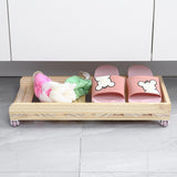 Maxbell 4x Mini Self Adhesive Caster Wheels Roller Sticky for Furniture Storage Box pink