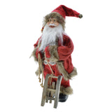 Maxbell 12 Inches Santa Collectible Figure Plush Doll Add Christmas Atmosphere