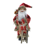 Maxbell 12 Inches Santa Collectible Figure Plush Doll Add Christmas Atmosphere