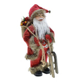 Maxbell 12 Inches Santa Collectible Figure Plush Doll Add Christmas Atmosphere