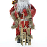 Maxbell 12 Inches Santa Collectible Figure Plush Doll Add Christmas Atmosphere