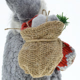 Maxbell 30cm Standing Santa Doll Christmas Figure Figurine for Home Decor