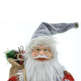 Maxbell 30cm Standing Santa Doll Christmas Figure Figurine for Home Decor
