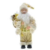 Maxbell 12 inch Santa Doll Christmas Figure Xmas Ornament for Home