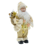 Maxbell 12 inch Santa Doll Christmas Figure Xmas Ornament for Home