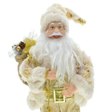 Maxbell 12 inch Santa Doll Christmas Figure Xmas Ornament for Home