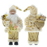Maxbell 12 inch Santa Doll Christmas Figure Xmas Ornament for Home