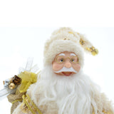Maxbell 12 inch Santa Doll Christmas Figure Xmas Ornament for Home
