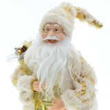 Maxbell 12 inch Santa Doll Christmas Figure Xmas Ornament for Home