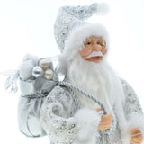 Maxbell Standing Santa Doll Christmas Figure Toy Ornament for Holiday Decoration
