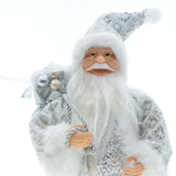 Maxbell Standing Santa Doll Christmas Figure Toy Ornament for Holiday Decoration