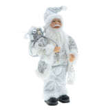 Maxbell Standing Santa Doll Christmas Figure Toy Ornament for Holiday Decoration