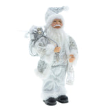 Maxbell Standing Santa Doll Christmas Figure Toy Ornament for Holiday Decoration