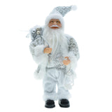 Maxbell Standing Santa Doll Christmas Figure Toy Ornament for Holiday Decoration