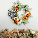 Maxbell Autumn Wreath Door Garland Home Decor for Thanksgiving Celebration Farmhouse
