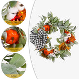 Maxbell Autumn Wreath Door Garland Home Decor for Thanksgiving Celebration Farmhouse