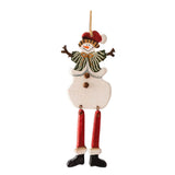 Maxbell Christmas Characters Shelf Sitters Snowman Santa for Mantel Indoor Home styleC