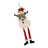 Maxbell Christmas Characters Shelf Sitters Snowman Santa for Mantel Indoor Home styleC