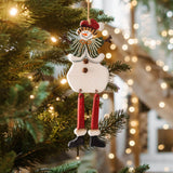 Maxbell Christmas Characters Shelf Sitters Snowman Santa for Mantel Indoor Home styleC