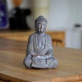 Maxbell Meditating Buddha Statue Zen Sculpture Sitting Figurines Home Ornament