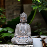 Maxbell Meditating Buddha Statue Zen Sculpture Sitting Figurines Home Ornament