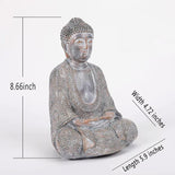 Maxbell Meditating Buddha Statue Zen Sculpture Sitting Figurines Home Ornament