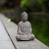 Maxbell Meditating Buddha Statue Zen Sculpture Sitting Figurines Home Ornament